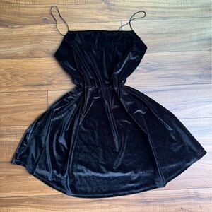 Velvet skater dress